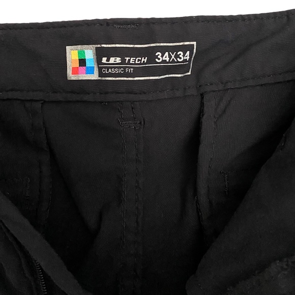 LB Tech Men’s Classic Fit Navy Zipper Pocket Nylon Tactical Pants [US 34X34] - Picture 12 of 13